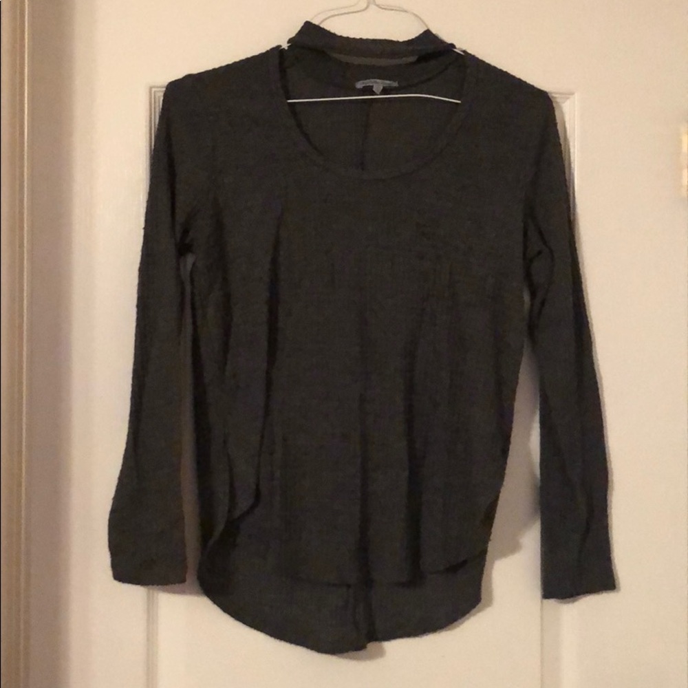 Charlotte Russe Long Sleeve Blouse with choker
